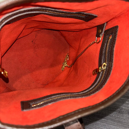#342 LOUIS VUITTON Damier Bucket PM