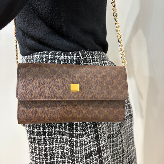 #1702 CELINE Macadam Long Wallet