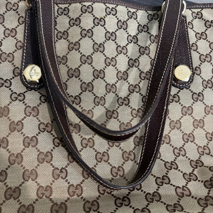 8875 GUCCI GG Canvas Charmy Tote
