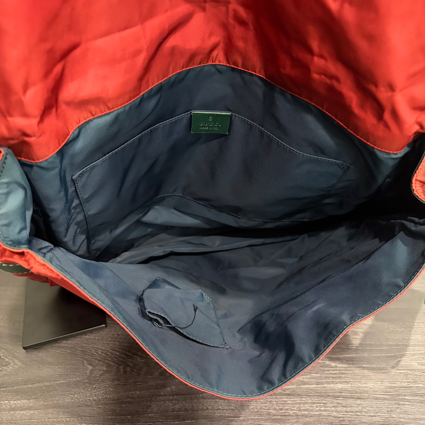 #9110 GUCCI Vintage Synthetic Laptop Satchel