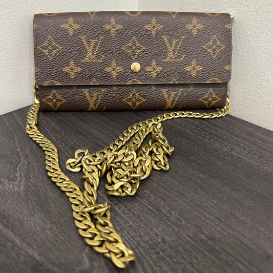 SOLD! Louis Vuitton Monogram Wallet on Chain