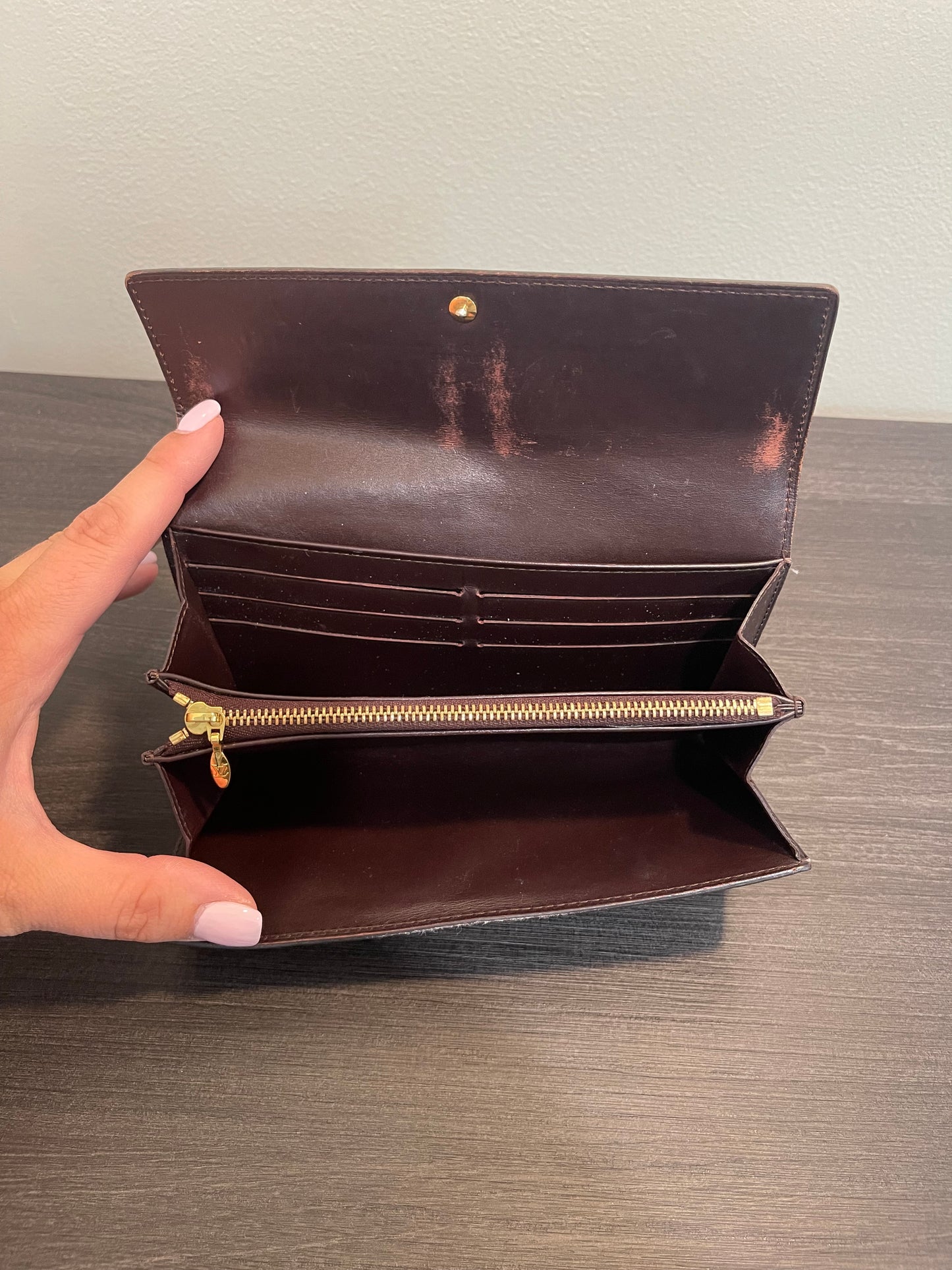 SOLD! 5 Piece Louis Vuitton Vernis Wallet Set