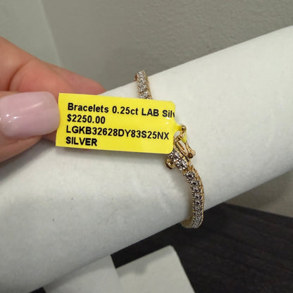 #1105 0.25ct Diamond Tennis Bracelet