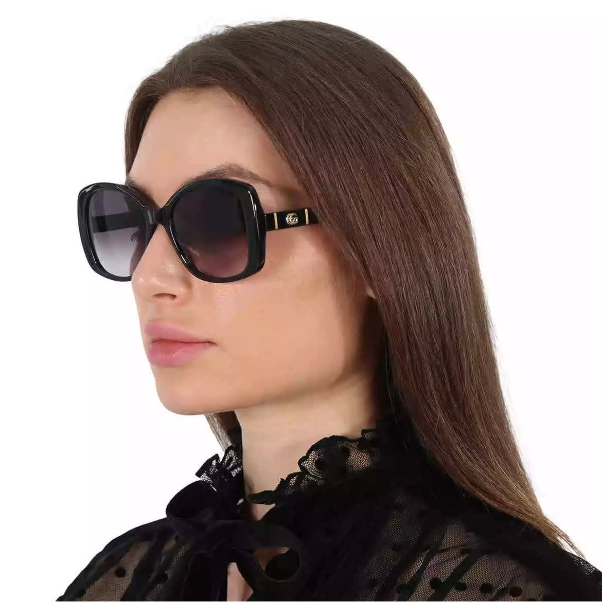 CLEARANCE NEW Gucci Grey Gradient Sunglasses & Case