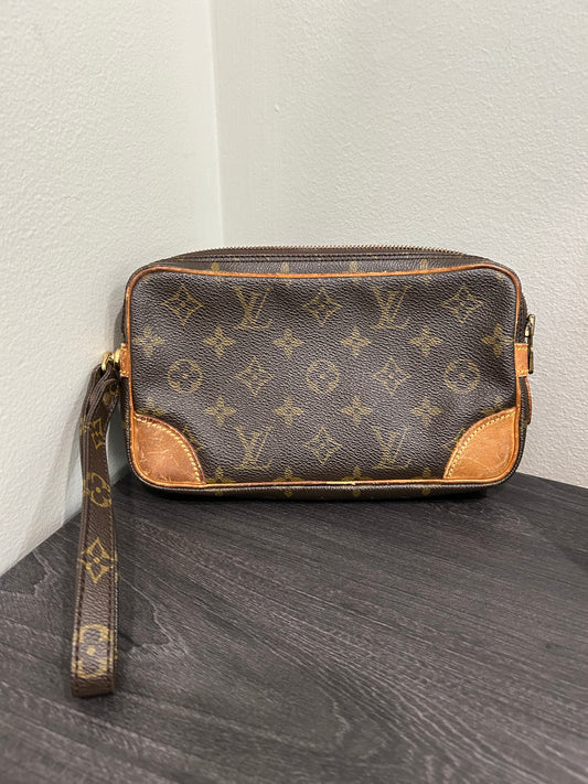 SOLD! Louis Vuitton Monogram Marly Dragonne PM Clutch