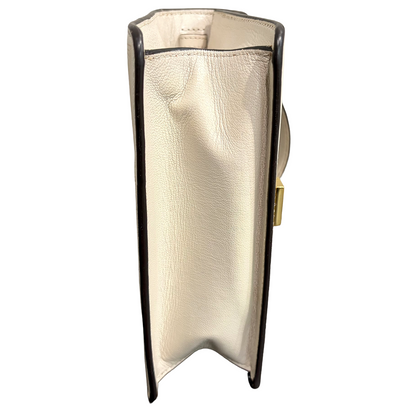 #3221 GUCCI Limited Edition Gold Stars Sylvie Mini Top Handle & Crossbody Bag