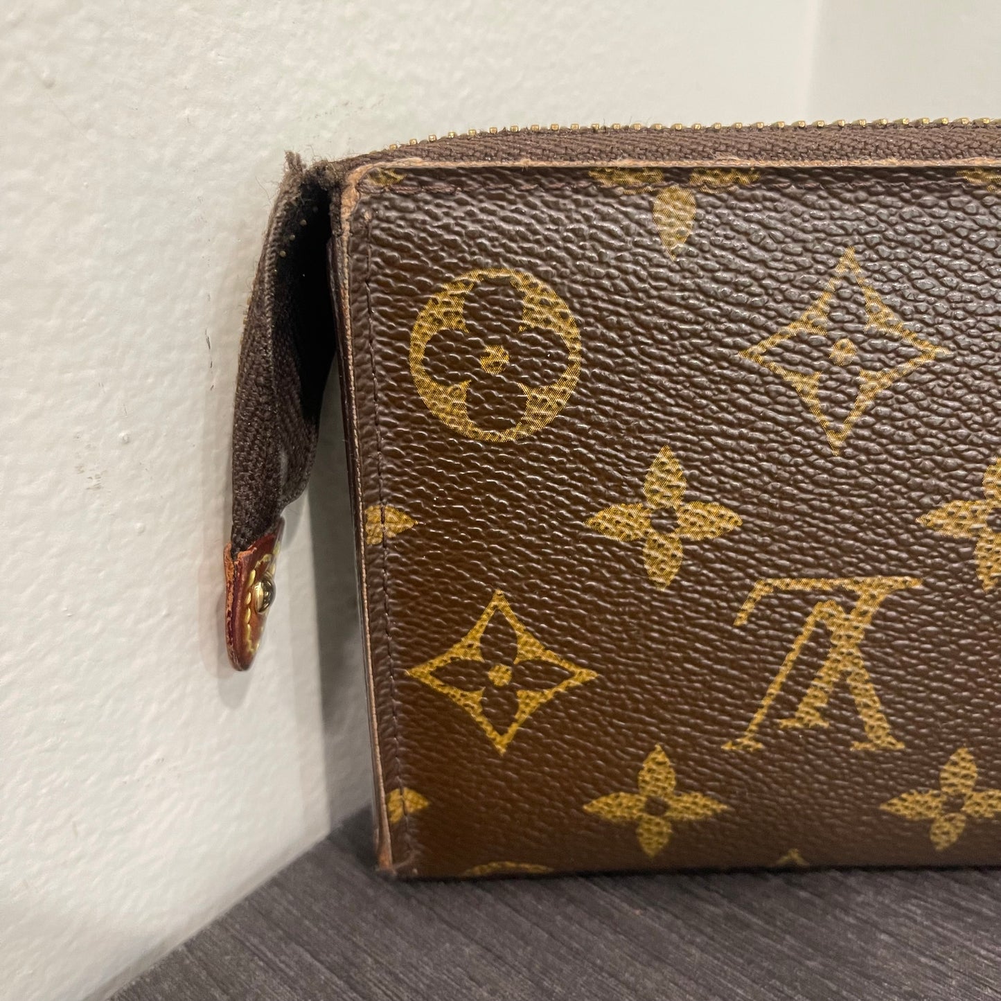 SOLD! Louis Vuitton Monogram Astrid Wallet & Storage Box