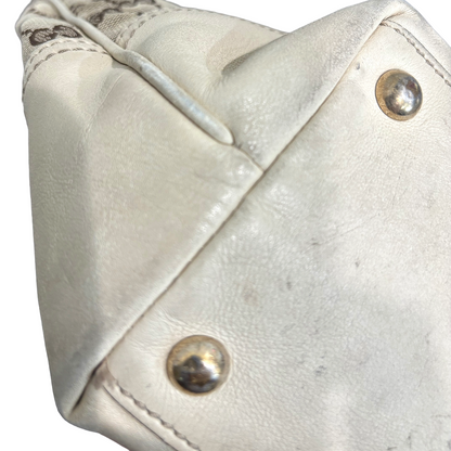 8879 GUCCI Brown Canvas Tote