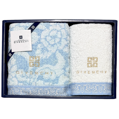 #1469 GIVENCHY Set of 2 100% Cotton Bath Towels