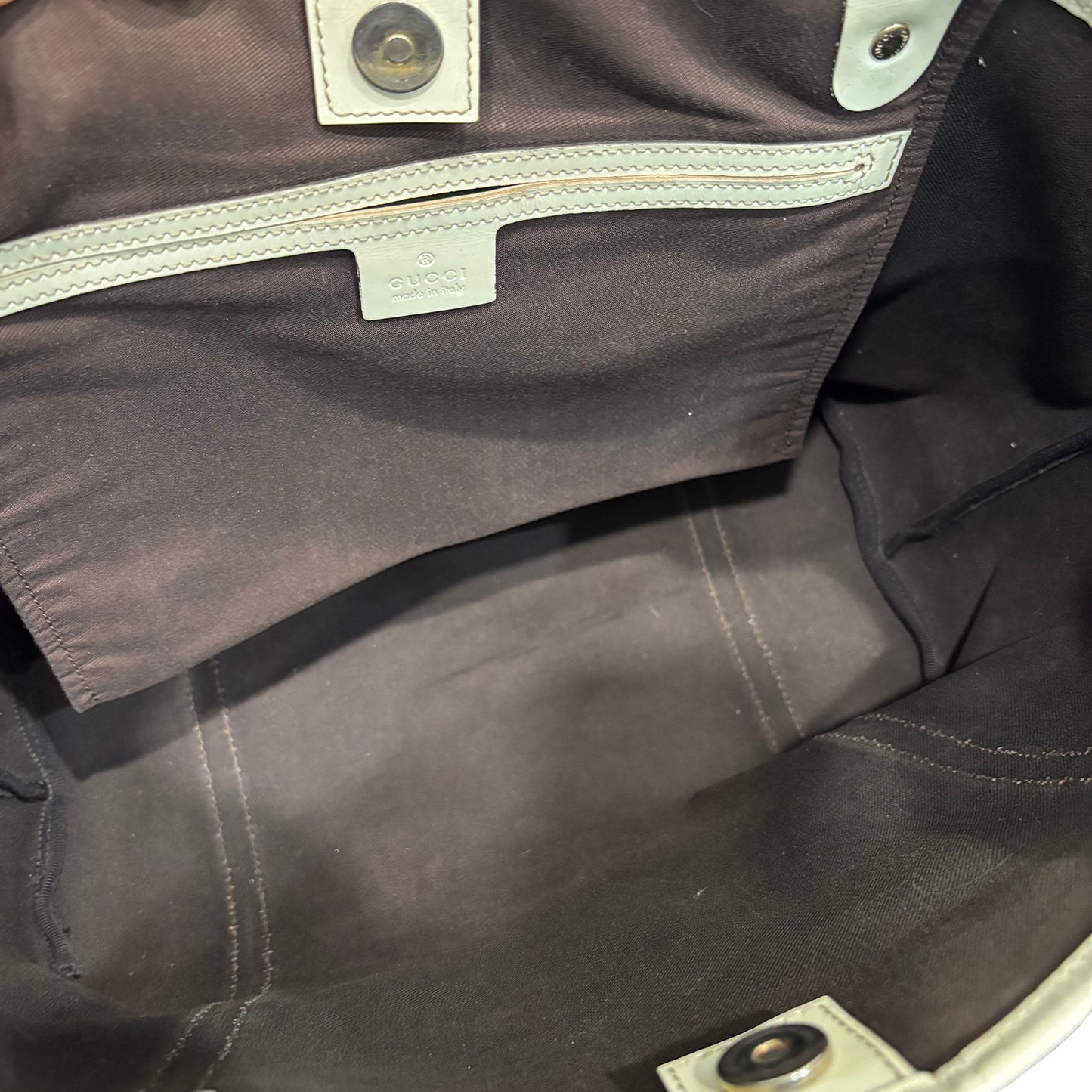 #1104 GUCCI GG Supreme Large Shoulder Tote