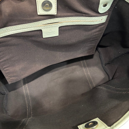 #1104 GUCCI GG Supreme Large Shoulder Tote