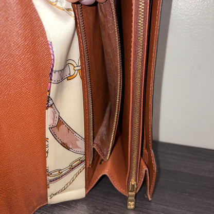 #1101-15 LOUIS VUITTON Monogram Monceau 27 with Removable Chain