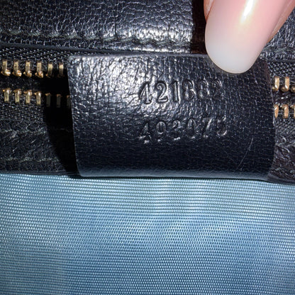 8892 GUCCI Black Printed Sylvie