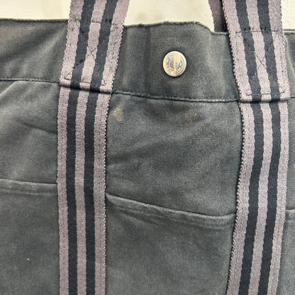 1016 HERMÈS Toile Fourre-Tout MM Tote Grey