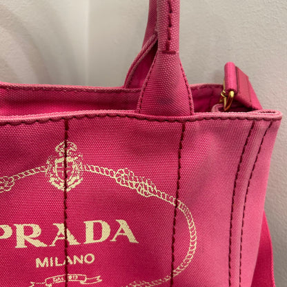 #722 PRADA Canapa Small Tote