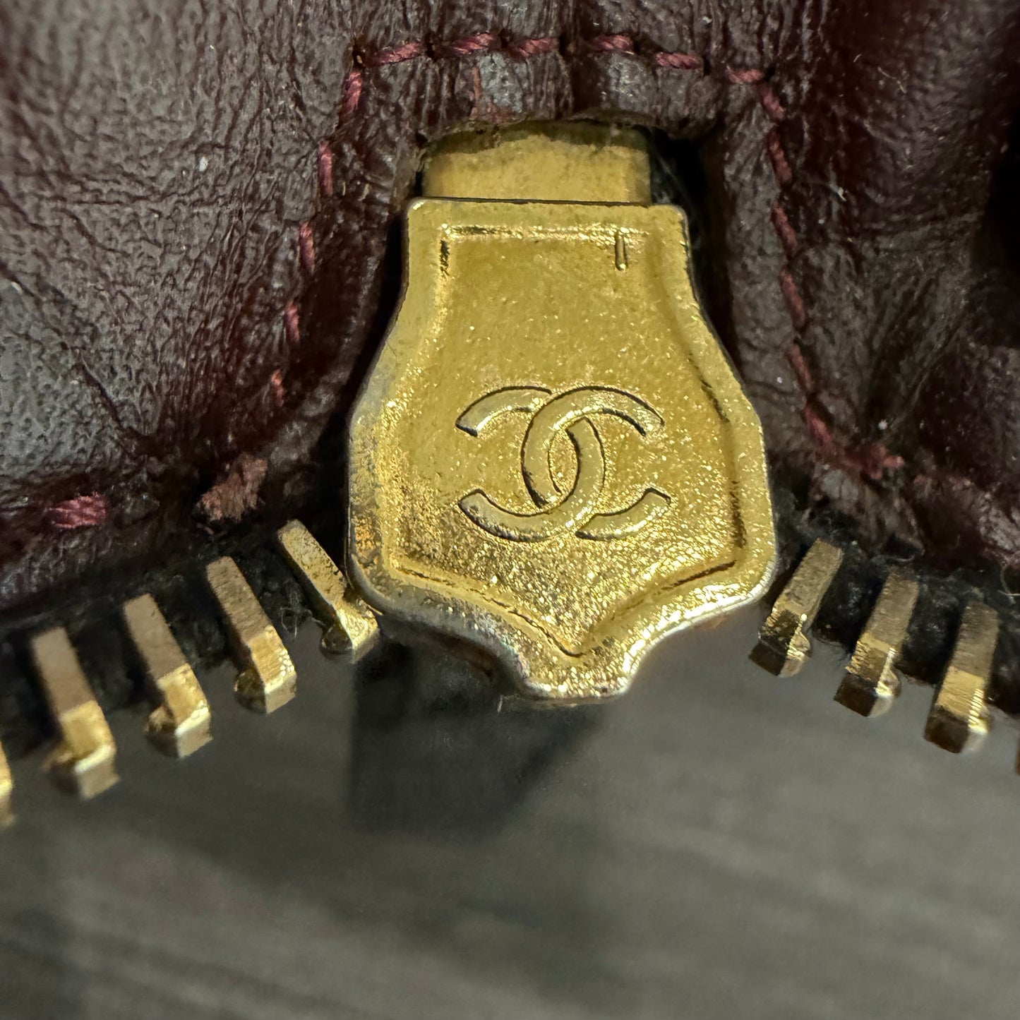 #3235 CHANEL 2014-2015 Black Zip Wallet