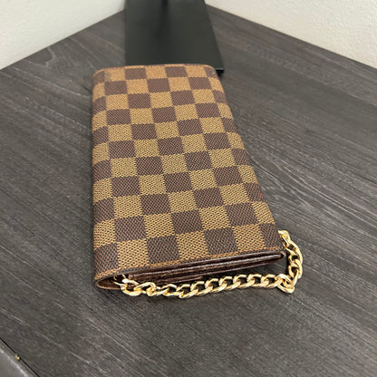 1011 LOUIS VUITTON Damier Ebene Long Wallet