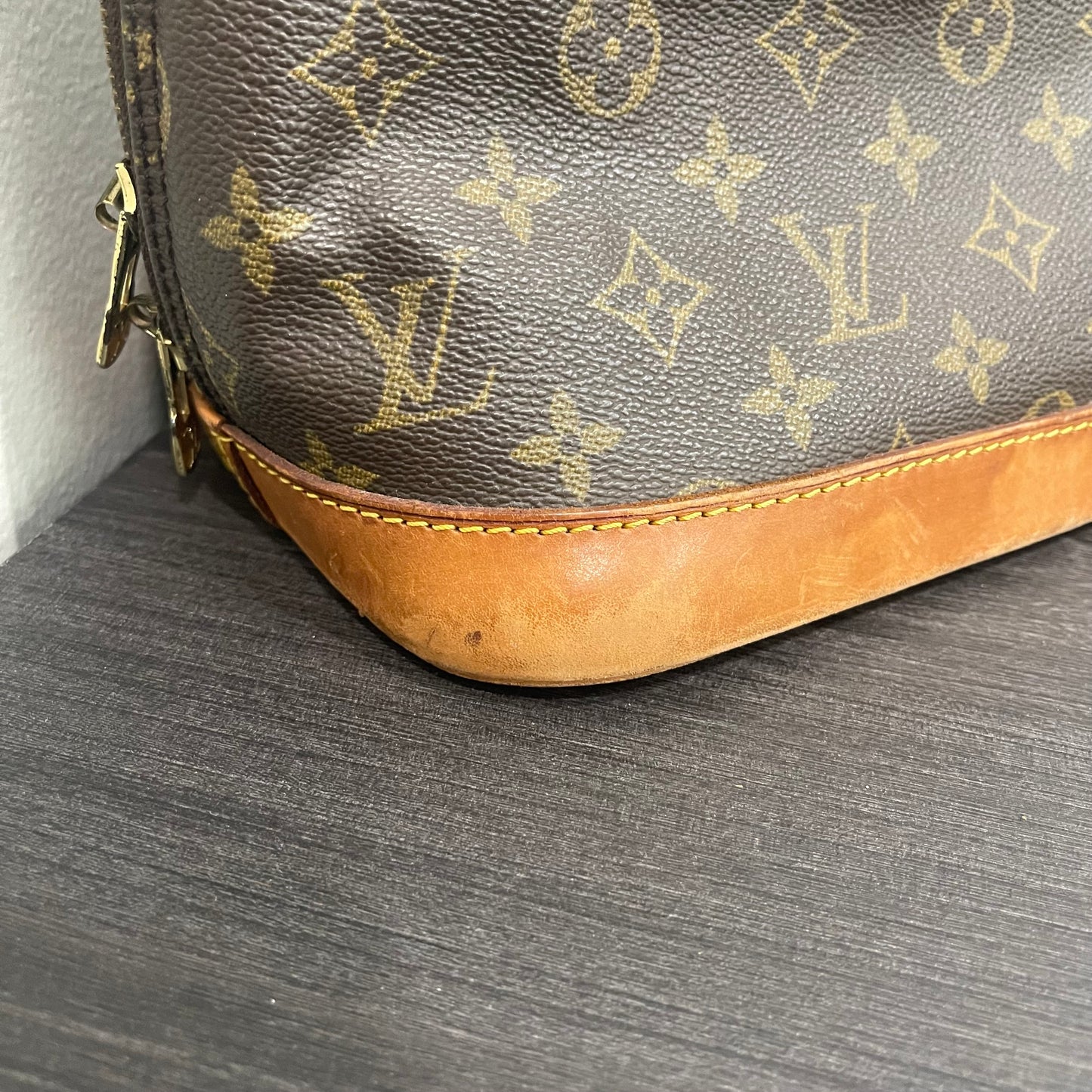 SOLD! Louis Vuitton Monogram Alma with Lock & Key