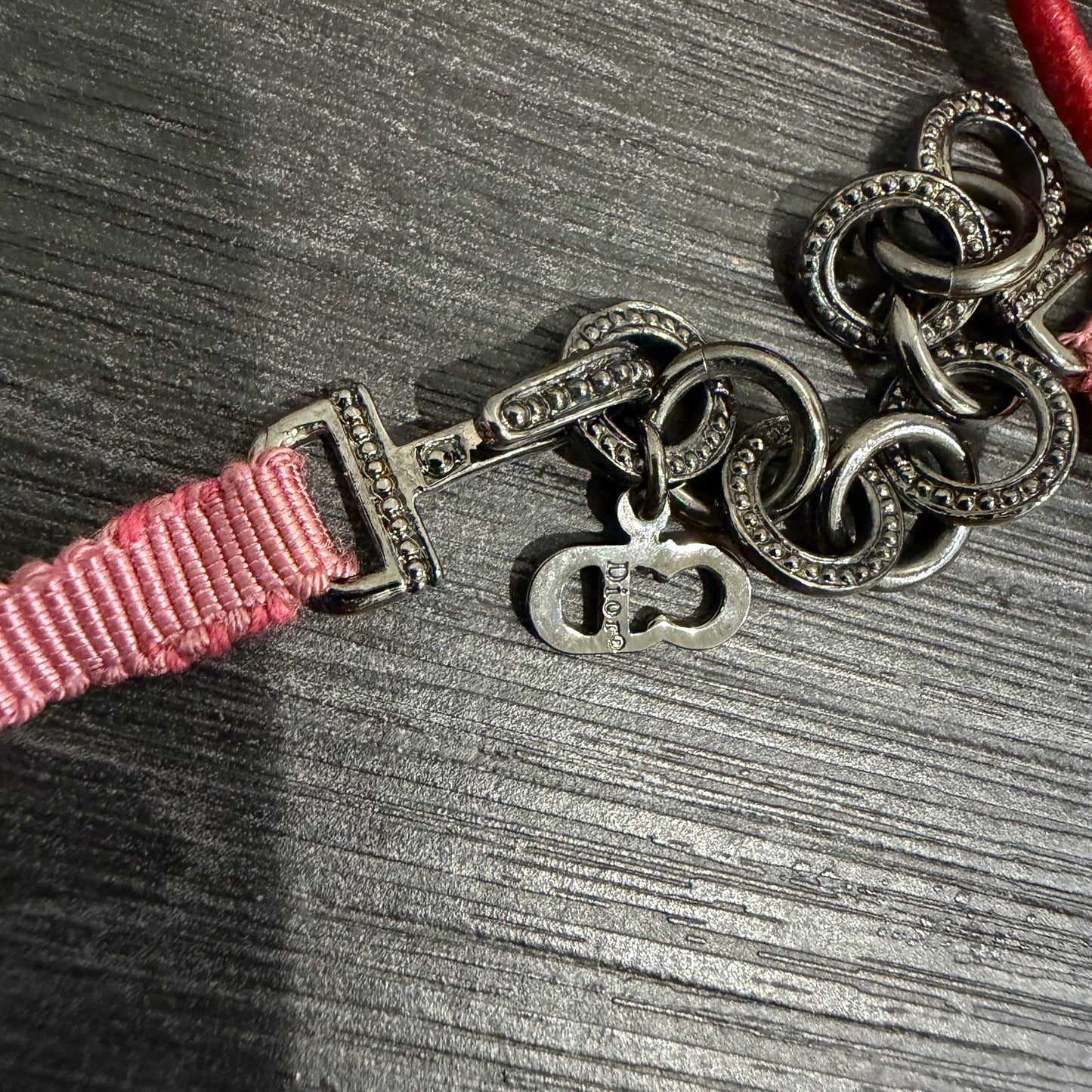 8906 DIOR Set of 2 Choker Necklaces/Double Wrap Bracelets