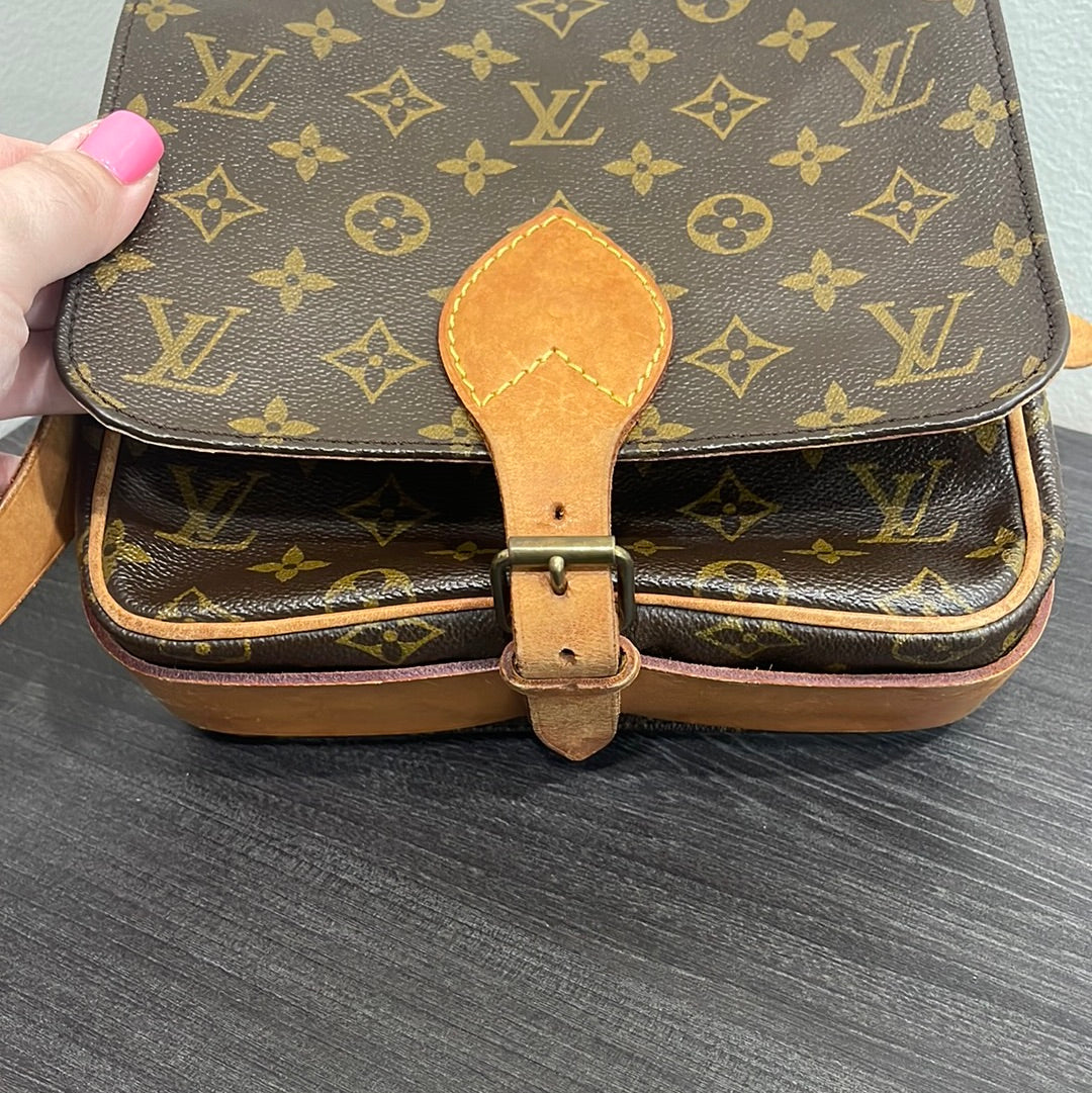 SOLD! Louis Vuitton Monogram Cartouchiere MM