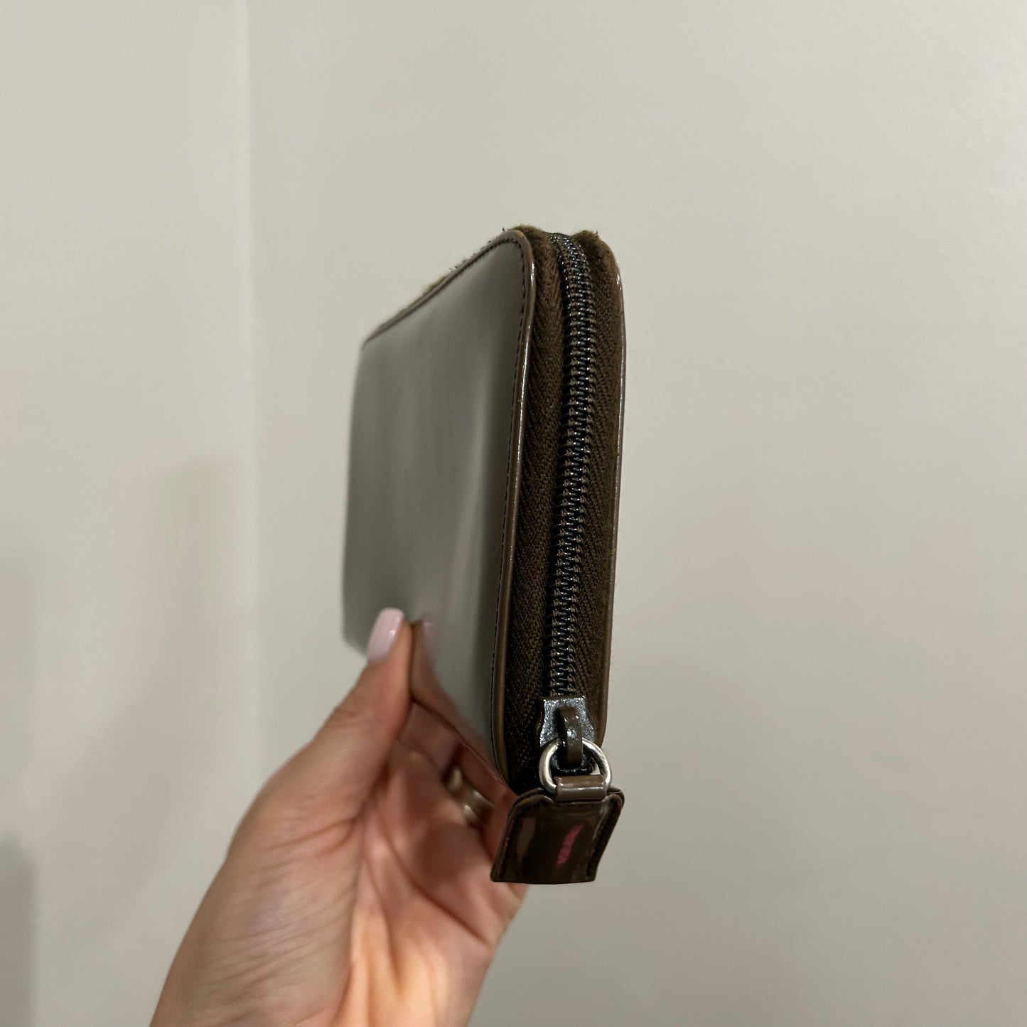 SOLD! Prada Patent Wallet
