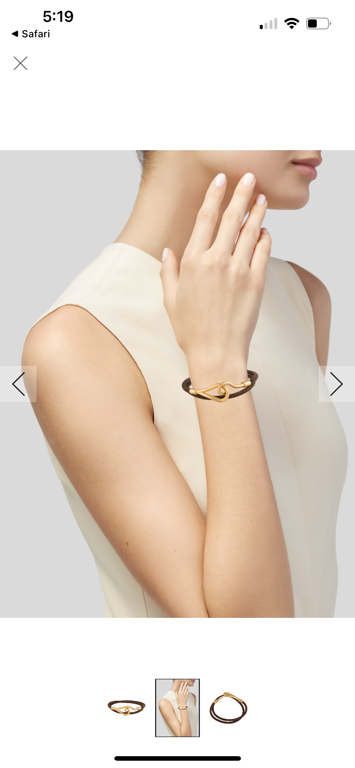 1024 HERMÈS Double Hook Wrap Bracelet MSRP $435