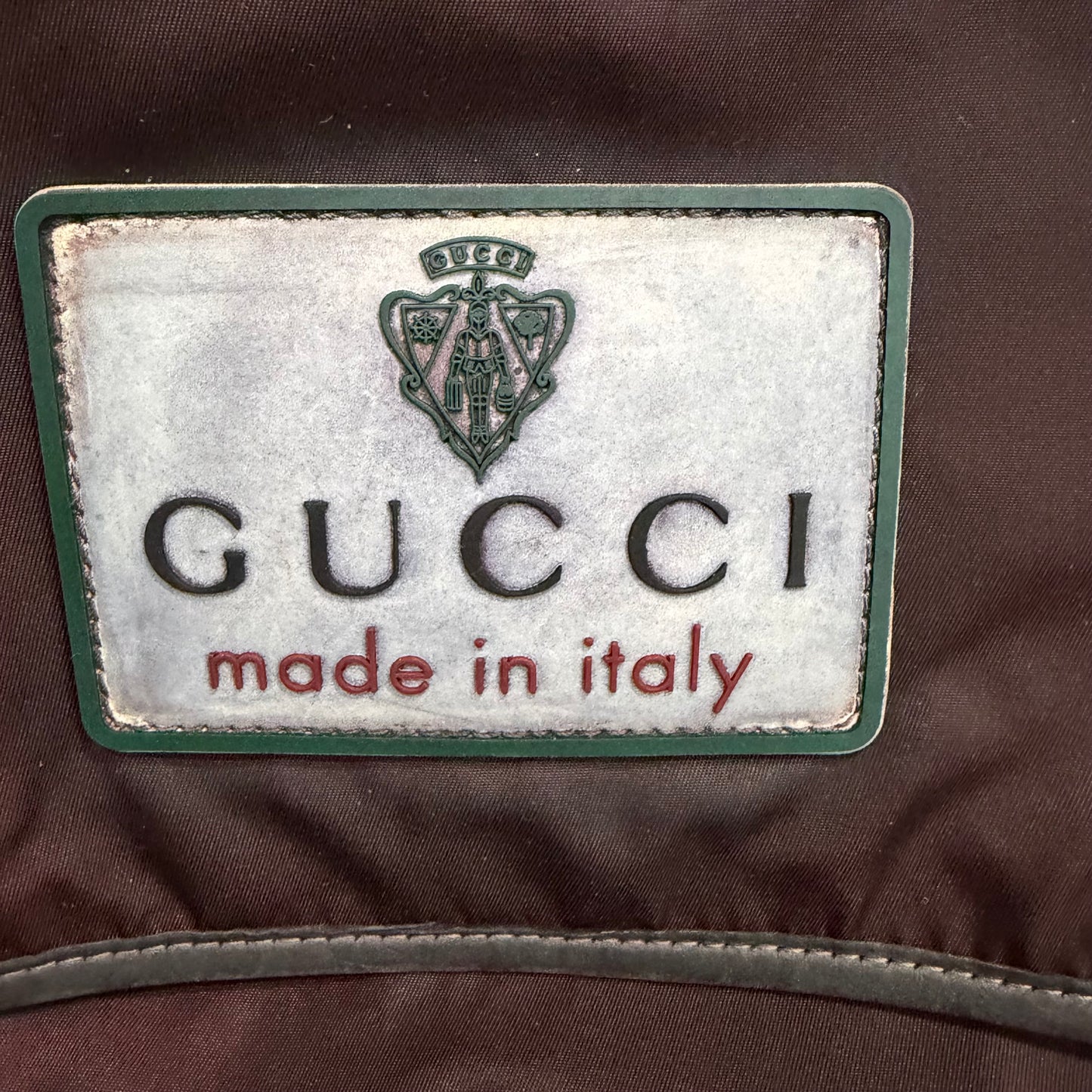 #9110 GUCCI Vintage Synthetic Laptop Satchel