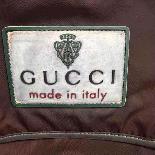 #9110 GUCCI Vintage Synthetic Laptop Satchel