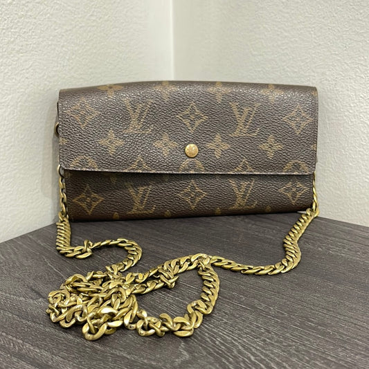 SOLD! Louis Vuitton Monogram Wallet on Chain