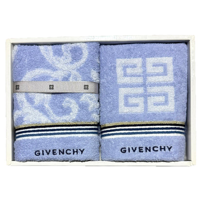 #1467 GIVENCHY Set of 2 100% Cotton Bath Hand Towels