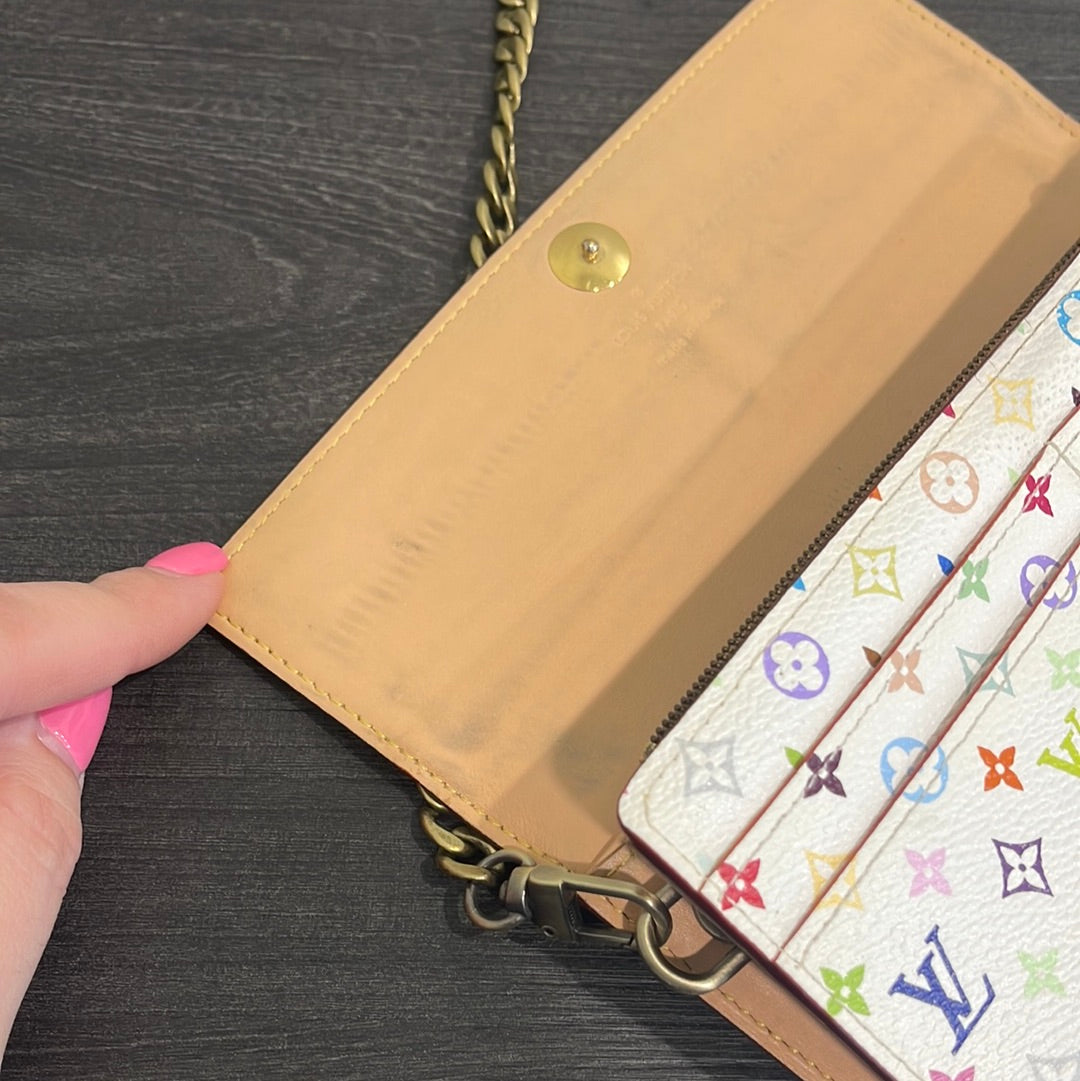 SOLD! Louis Vuitton Monogram Wallet on Chain