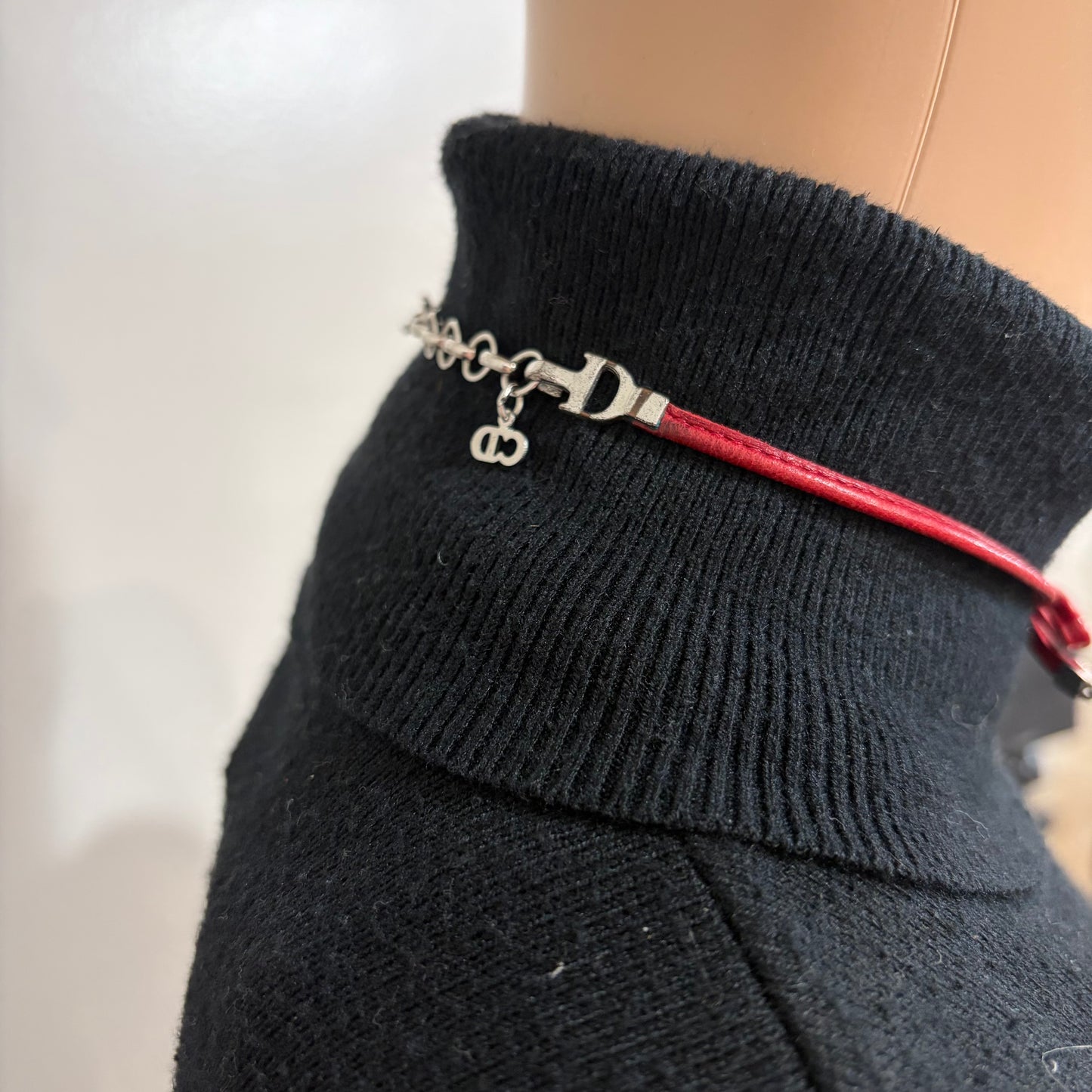 8906 DIOR Set of 2 Choker Necklaces/Double Wrap Bracelets