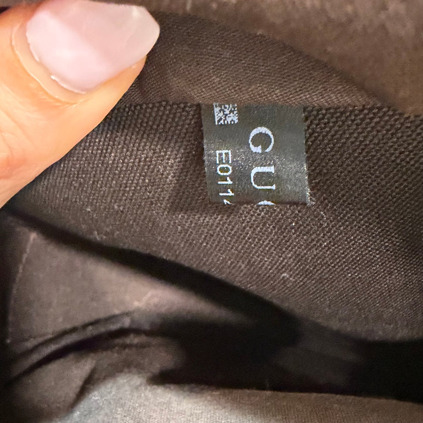 #8203 GUCCI Brown Canvas Crossbody