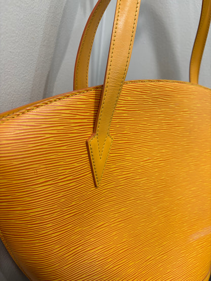 #8212 LOUIS VUITTON Yellow Epi Saint Jacques GM