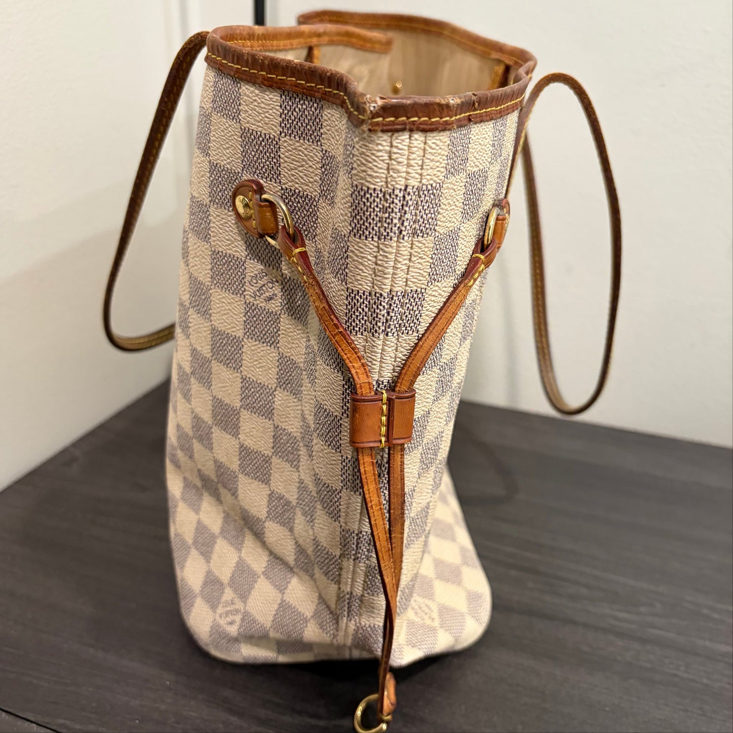 BF-11 LOUIS VUITTON Damier Azur Neverfull MM