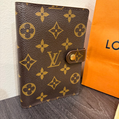 #1101-07 LOUIS VUITTON Monogram Agenda PM
