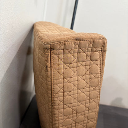 #1128 Vintage Lady Dior Brown Cannage Quilt Nylon