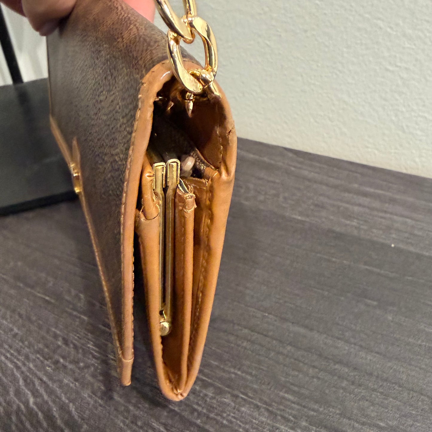 #1703 CELINE Macadam Long Wallet