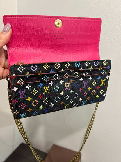 SOLD! Louis Vuitton Multicolor Wallet on Chain