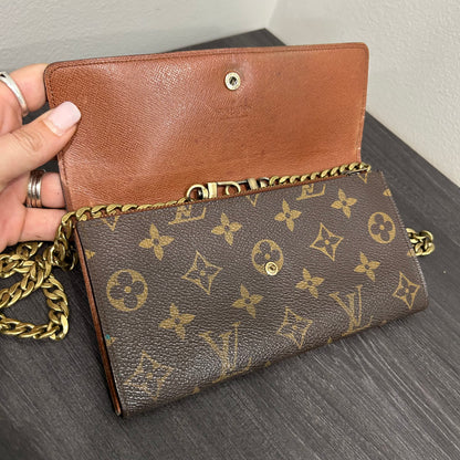 SOLD! Louis Vuitton Wallet w/ Chain