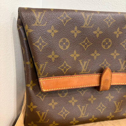 #8006 LOUIS VUITTON Monogram Vintage Pochette Pliante (RARE!)