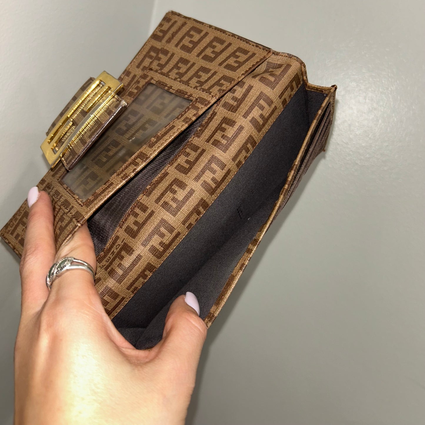 SOLD! Fendi Long Wallet