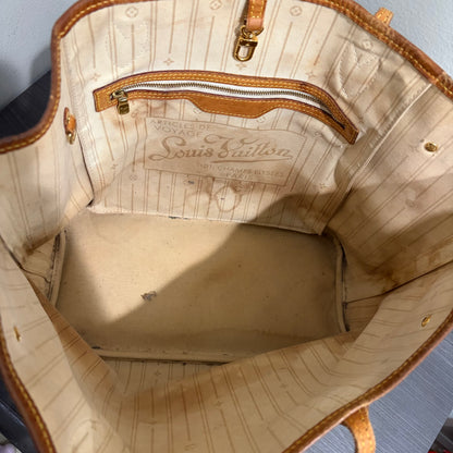 BF-11 LOUIS VUITTON Damier Azur Neverfull MM