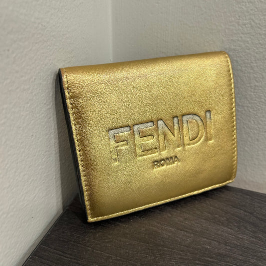 SOLD! Fendi Metallic Wallet