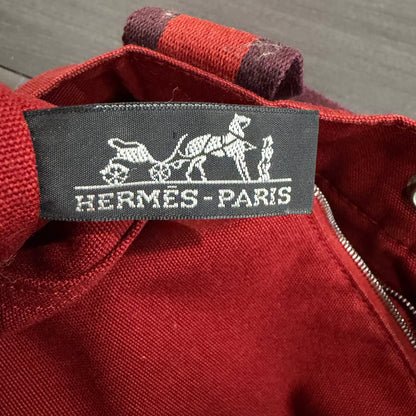 #8253 HERMÈS Toile Fourre-Tout MM Tote