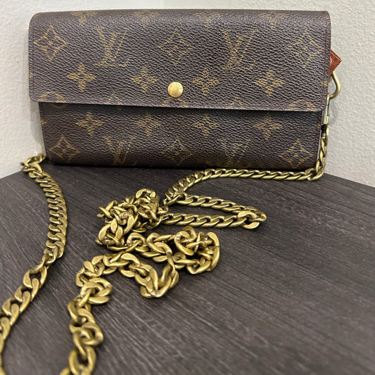 SOLD! Louis Vuitton Monogram Wallet on Chain