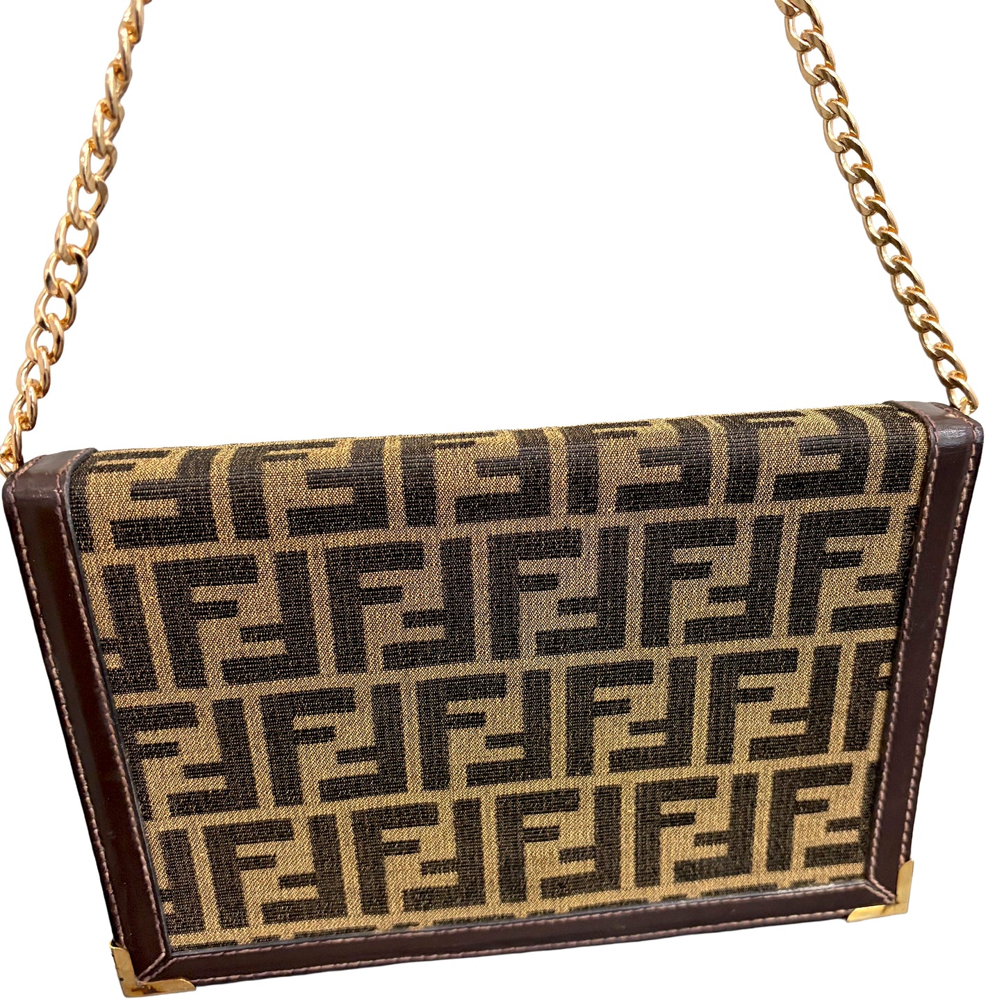 1215-07 FENDI Vintage Zucca Pouch
