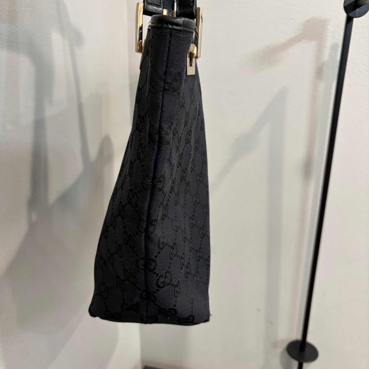 8861 GUCCI Black Canvas Eclipse Tote