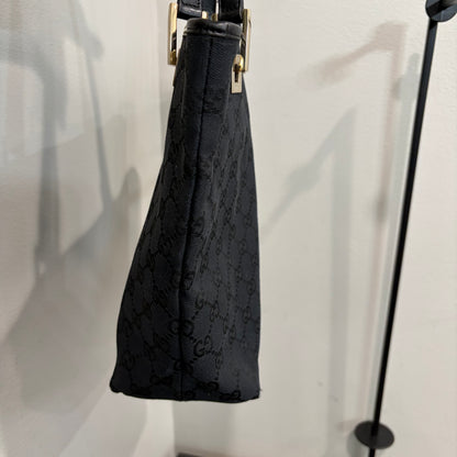 8861 GUCCI Black Canvas Eclipse Tote