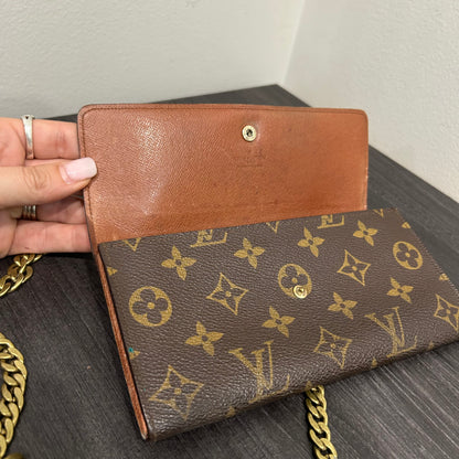 SOLD! Louis Vuitton Wallet w/ Chain